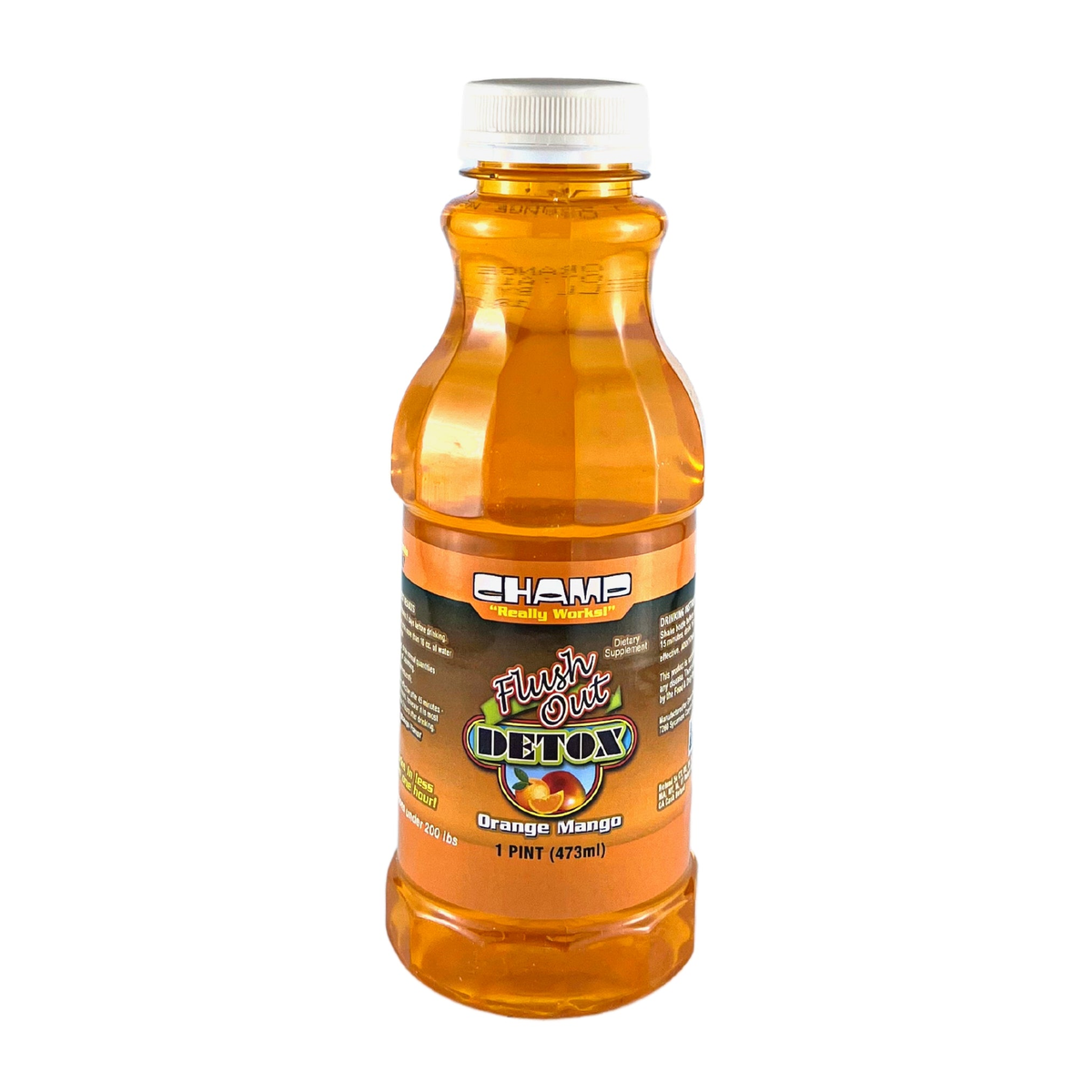 Champ Flush Out Detox — Orange Mango — 16 fl oz