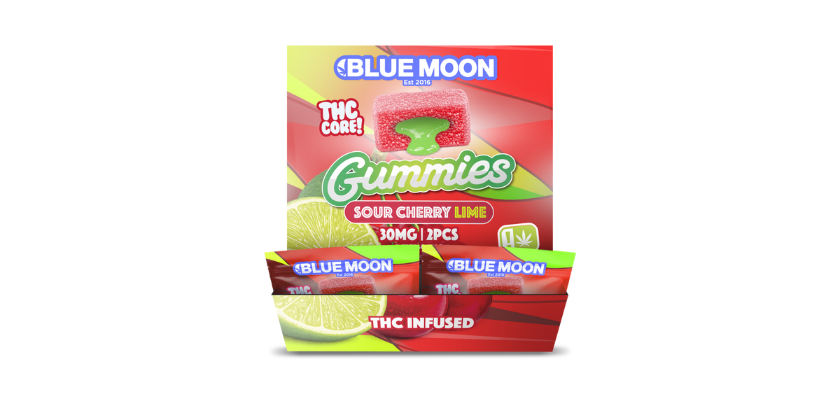 THC Infused Sour Cherry Lime 30mg 40 PACKS