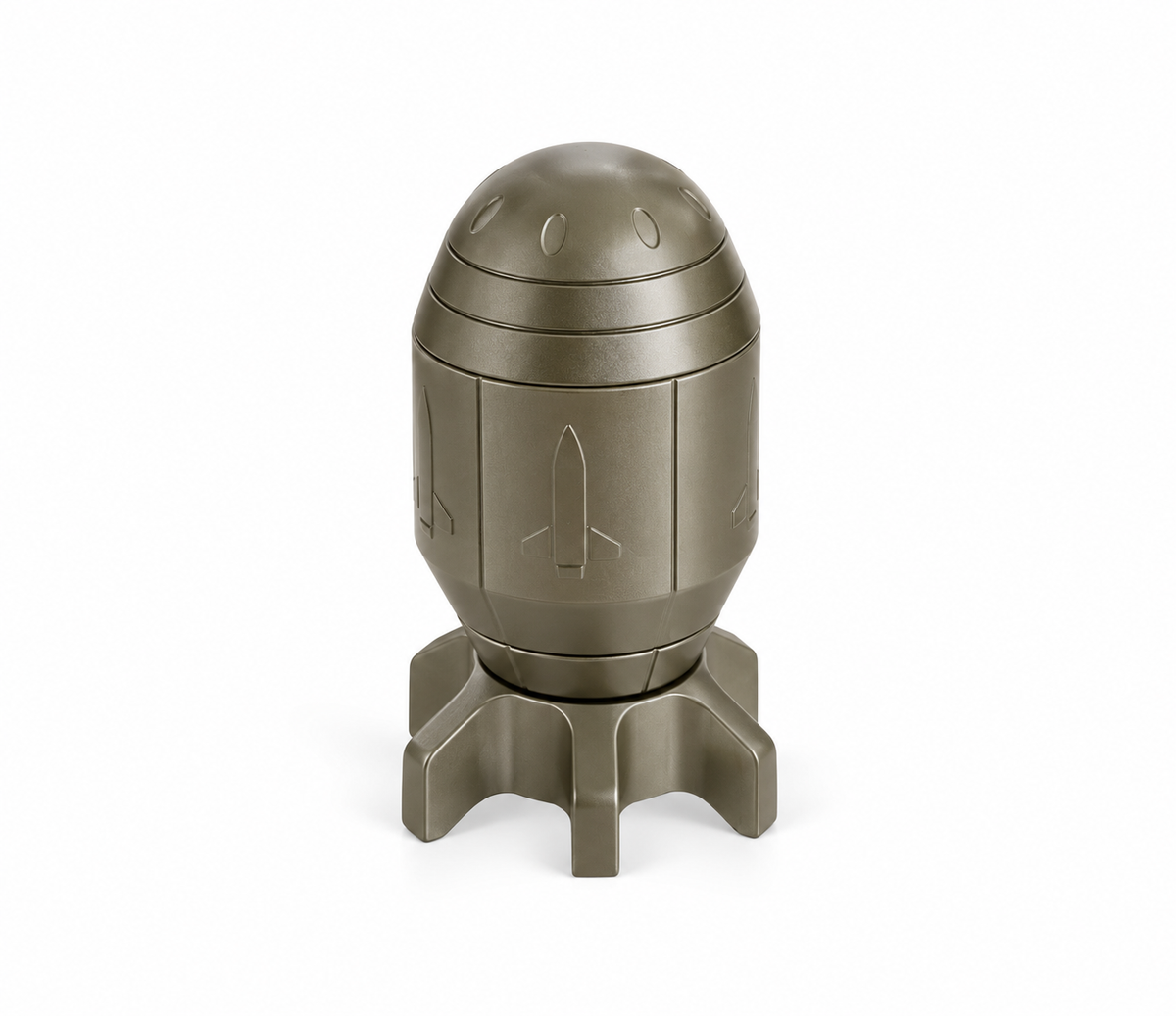 Clickit GH-8152 Atomic Bomb Torch Lighter in Army Green, closed, on white background