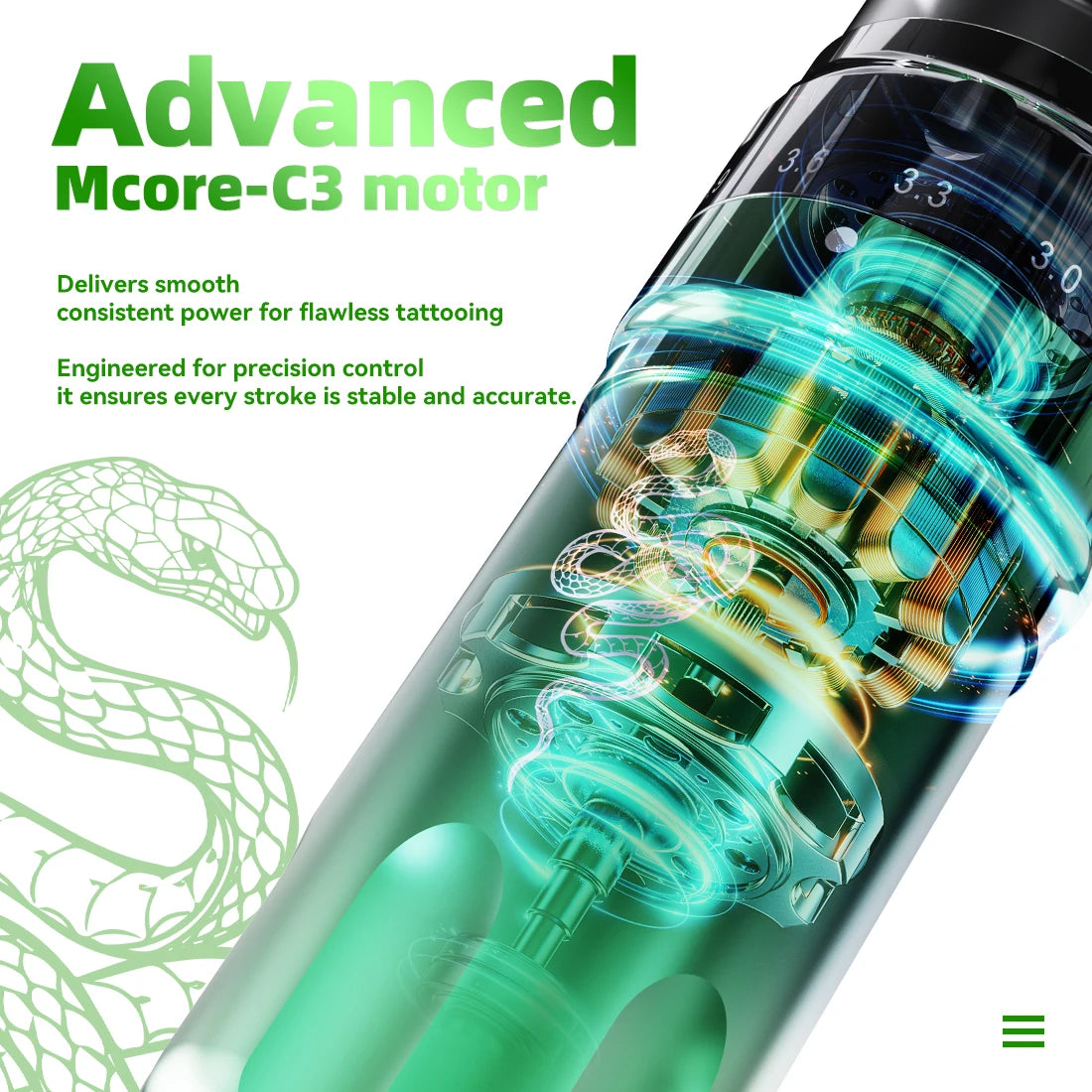 Dragonhawk Body Art Rotary Machine