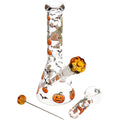 Pulsar Halloween Ball Herb Pipe Glow Duo - 10" / 14mm F