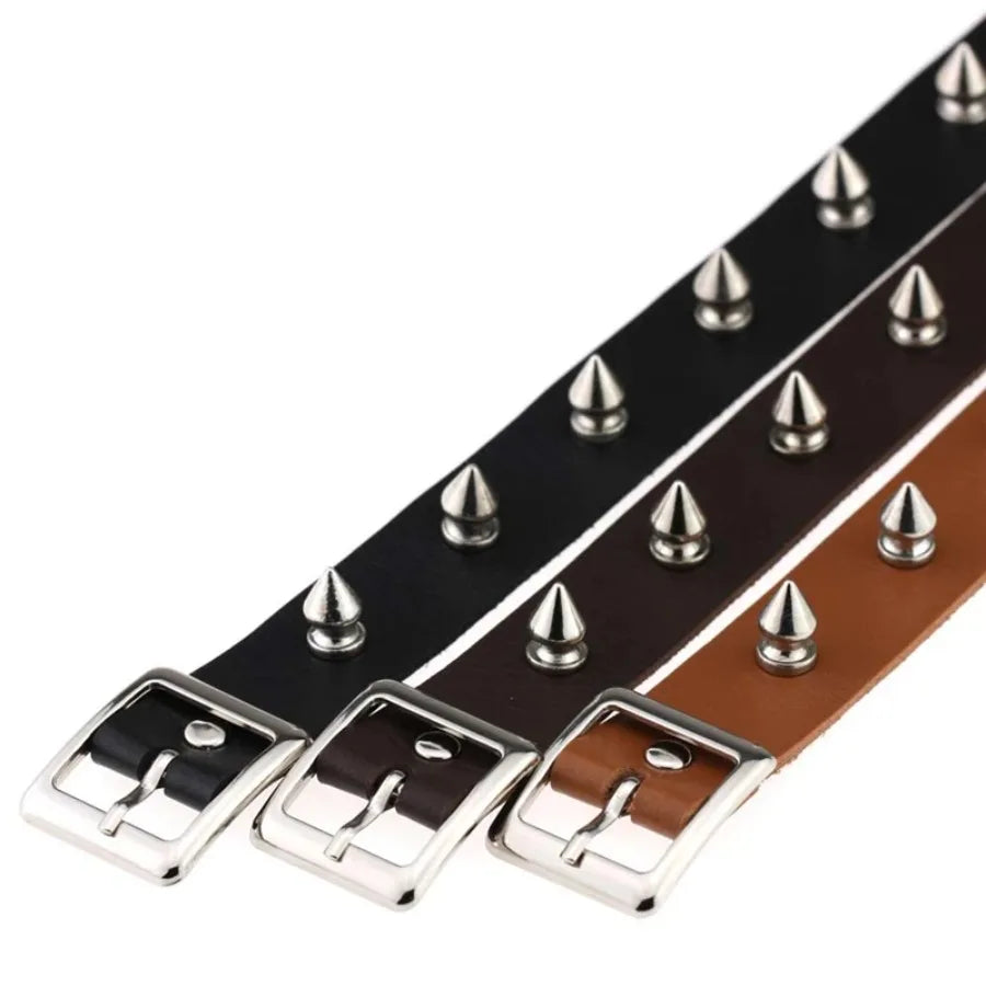 Punk Spiked Bell Choker