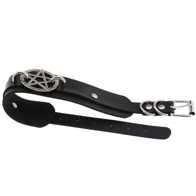 Punk Chain Heart Choker Collar