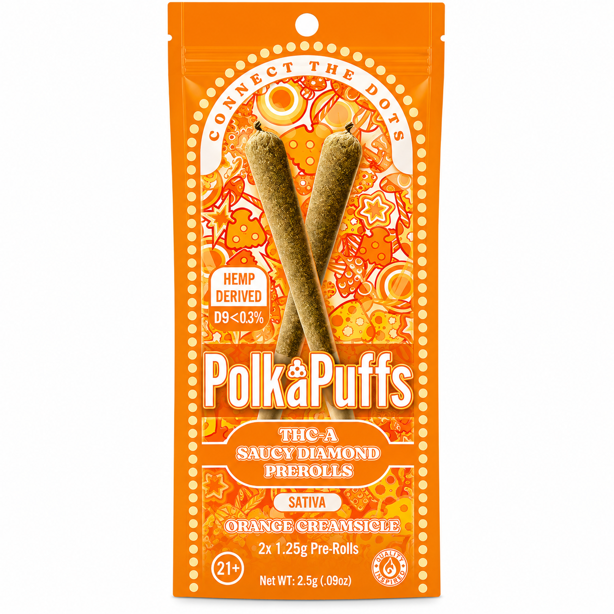 PolkaPuffs 1.25g THCA Pre-Rolls