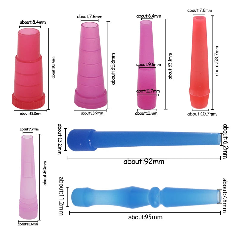 Disposable Hookah Mouth Tips Shisha Mouthpieces A Variety of Size 100pcs 50pcs A Bag Drip Tip Chicha Cachimba Accessories
