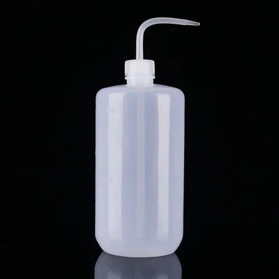 1000/500ml Tattoo Washing Clean Squeeze Bottle Eyelash Extension Cleaning Laboratory Measuring Bottles Plastic Makeup Supplies