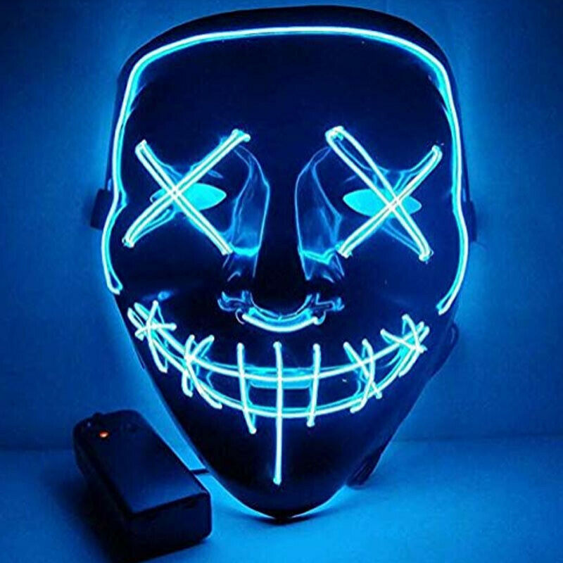 Blue Halloween Cosplay Mask