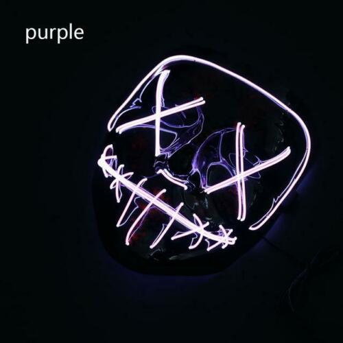 Purple Halloween Cosplay Mask
