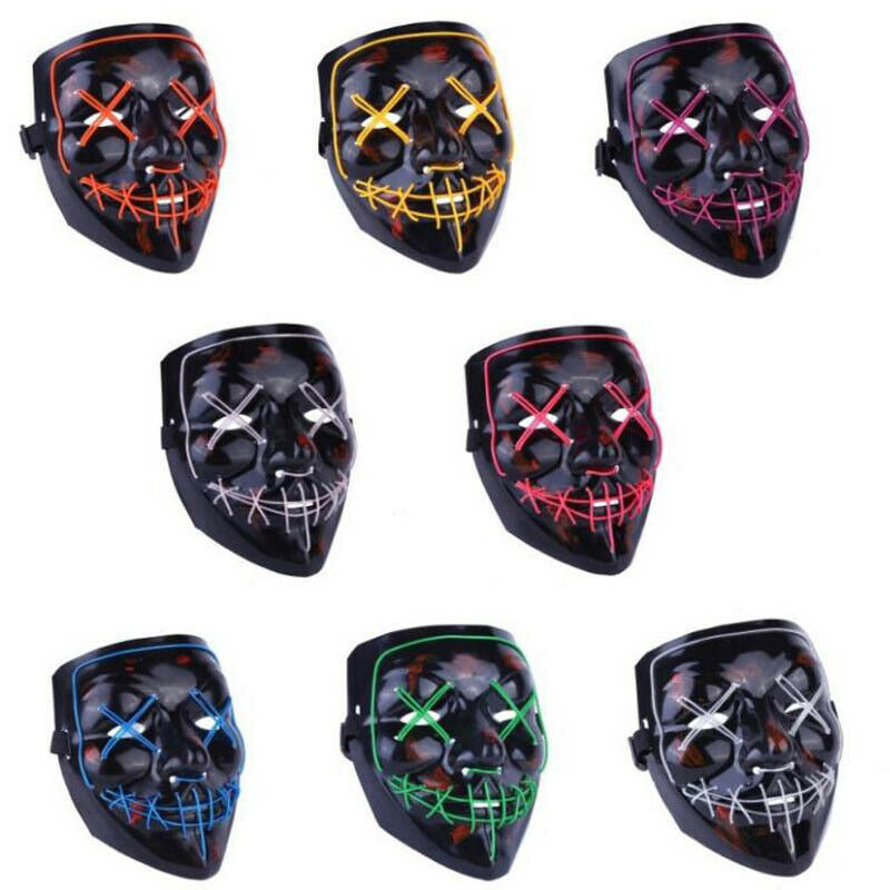 Purple Halloween Cosplay Mask