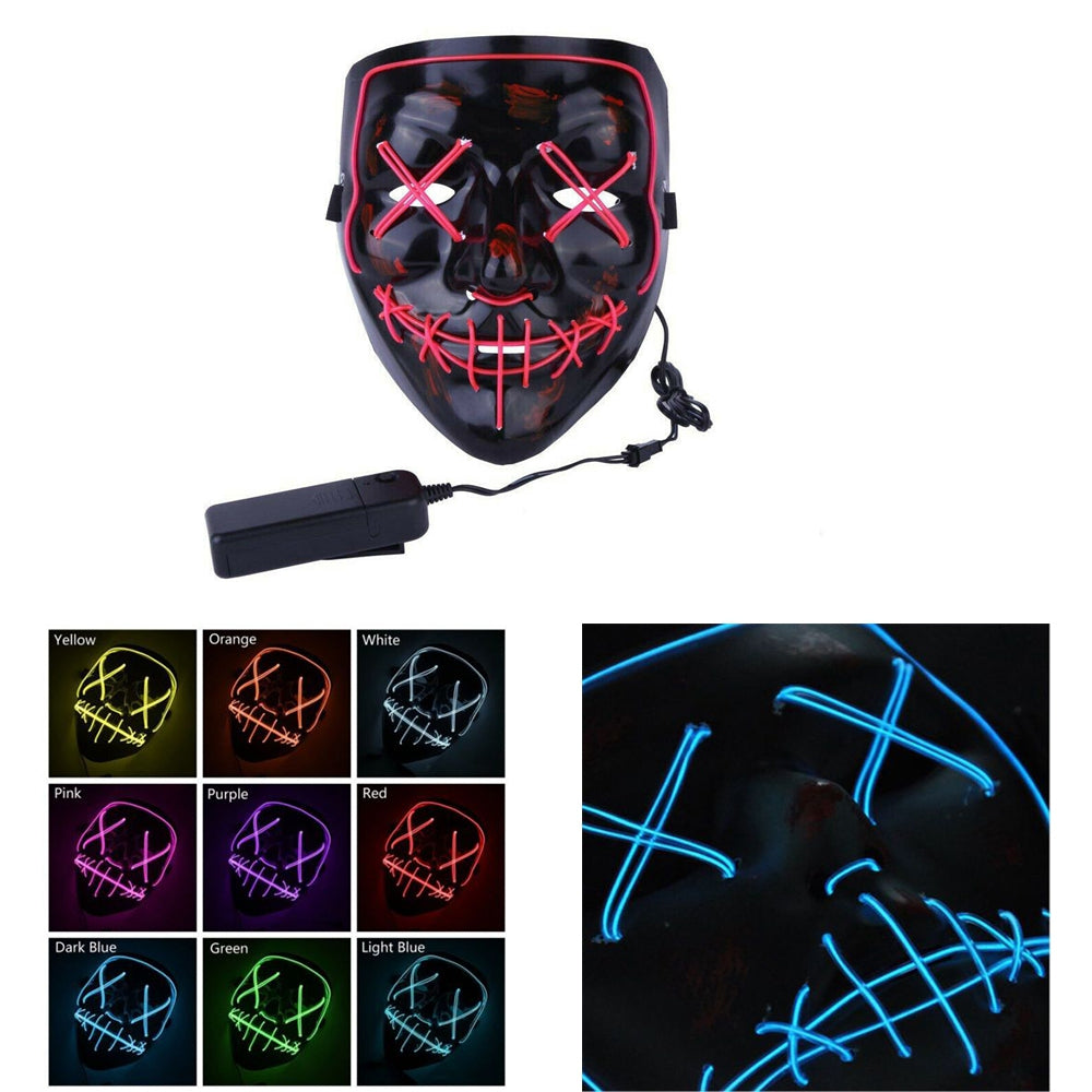 Ice Blue Halloween Cosplay Mask