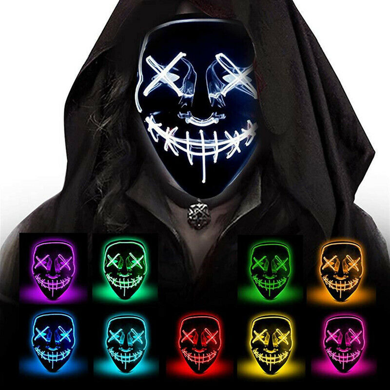 Orange Halloween Cosplay Mask