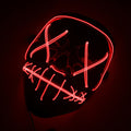 Red Halloween Cosplay Mask
