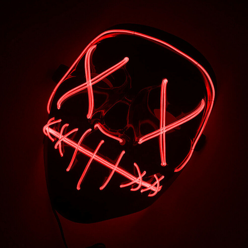 Red Halloween Cosplay Mask