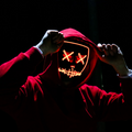 LED Neon Halloween Cosplay Mask