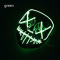Green Halloween Cosplay Mask