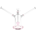 CaliConnected 7” Date Night Double Mouthpiece Bong