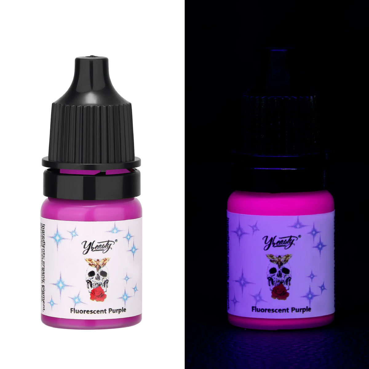 8-Color 5ml Fluorescent UV Tattoo Ink Kit