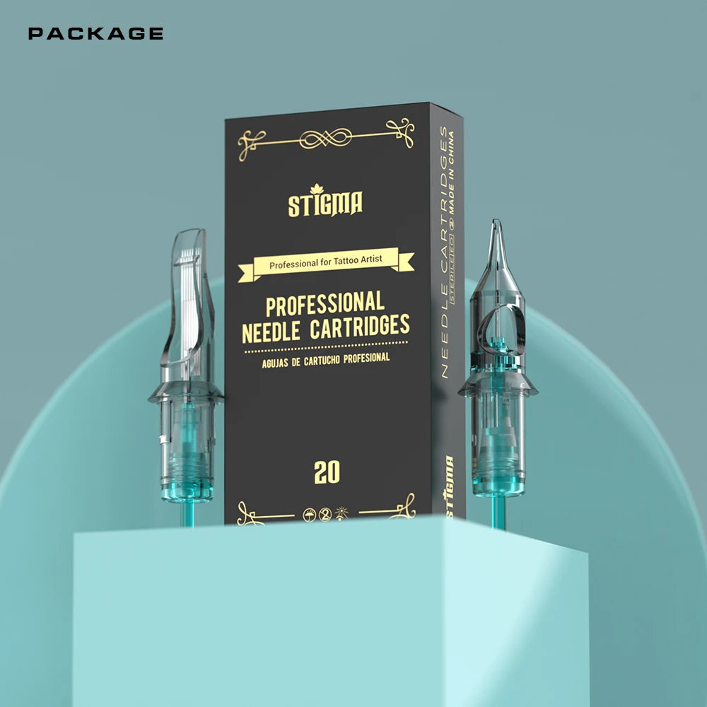 Stigma 20Pcs Disposable Tattoo Cartridges Needles RL/RS/RM 0.3MM 0.35MM