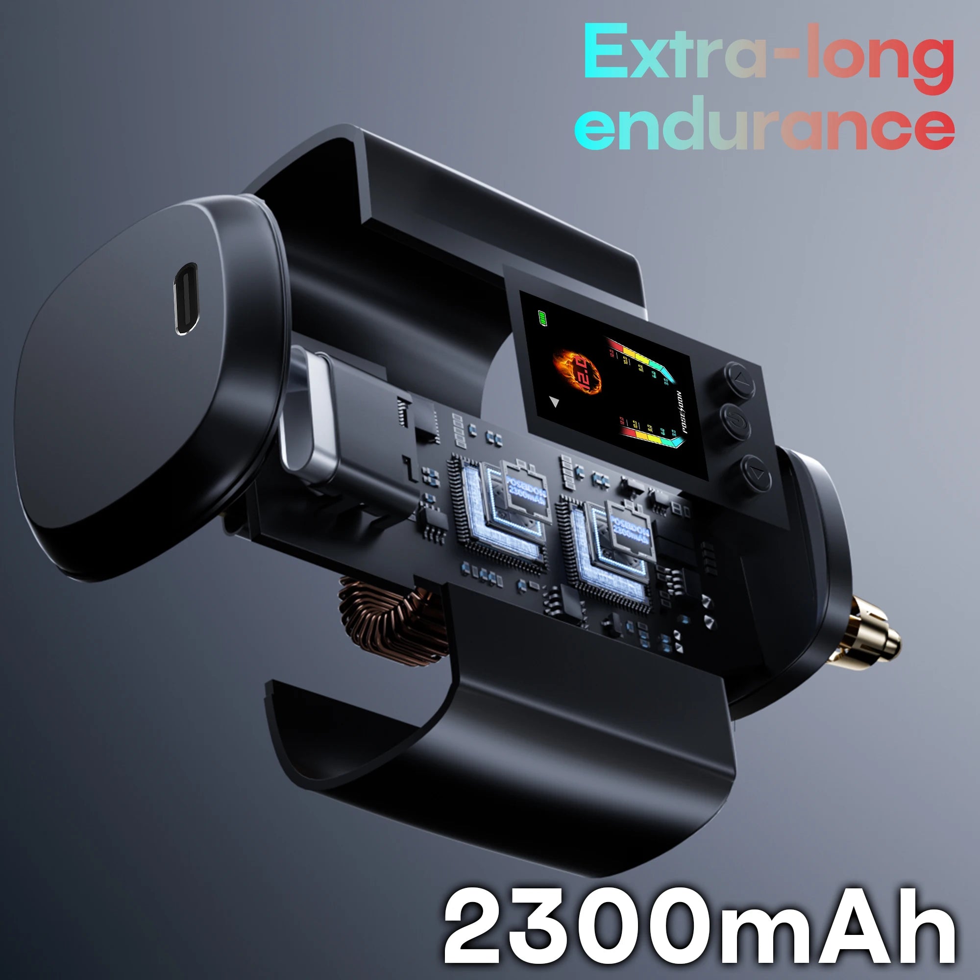 Tattoo Kit POSEIDON V5 Color Screen Tattoo Pen Kit For Permanent Makeup Tattoo Machine Wireless Tattoo Power Supply Tattoo Kit