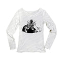Long sleeved cat print baby T-shirt