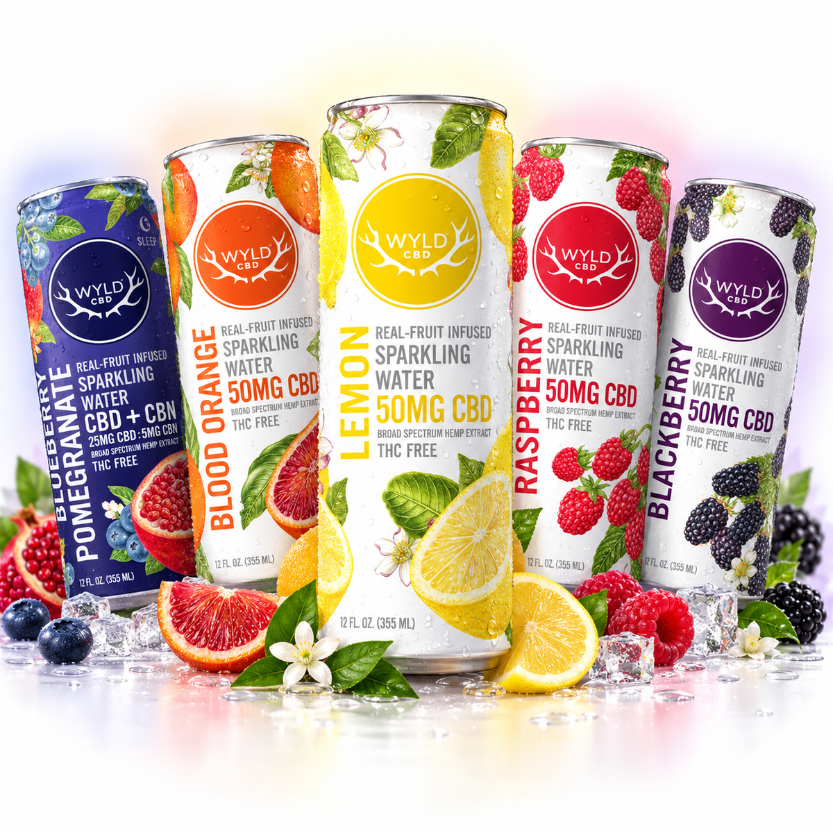 Wyld CBD Sparkling Water – THC Free