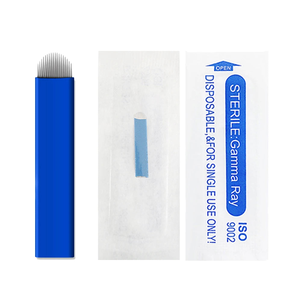 0.2mm 50/100PCS blue Blades Tattoo Needles