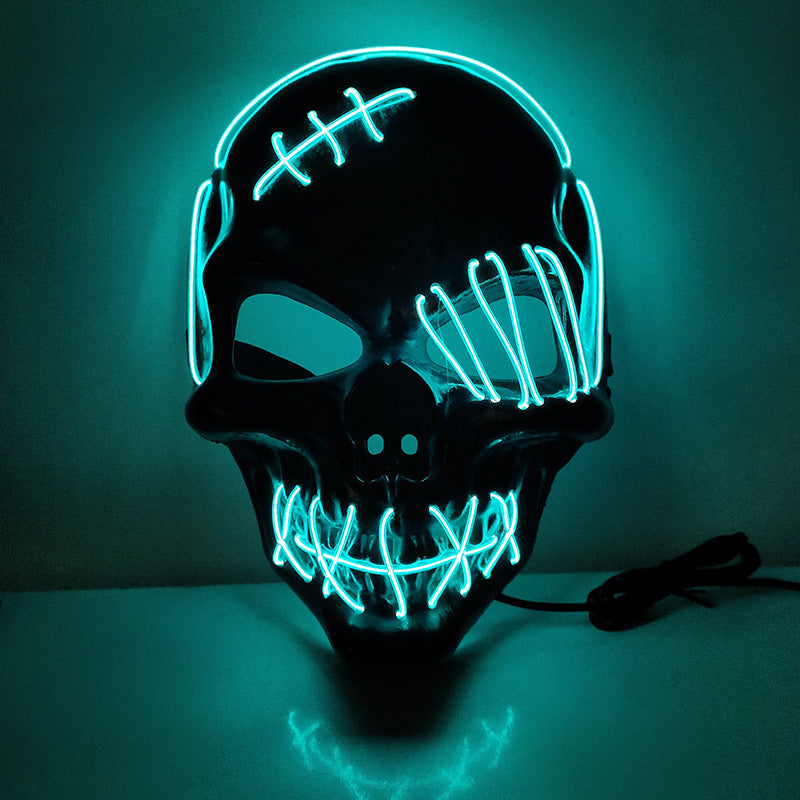 LED One-Eyed Pirate Halloween Mask