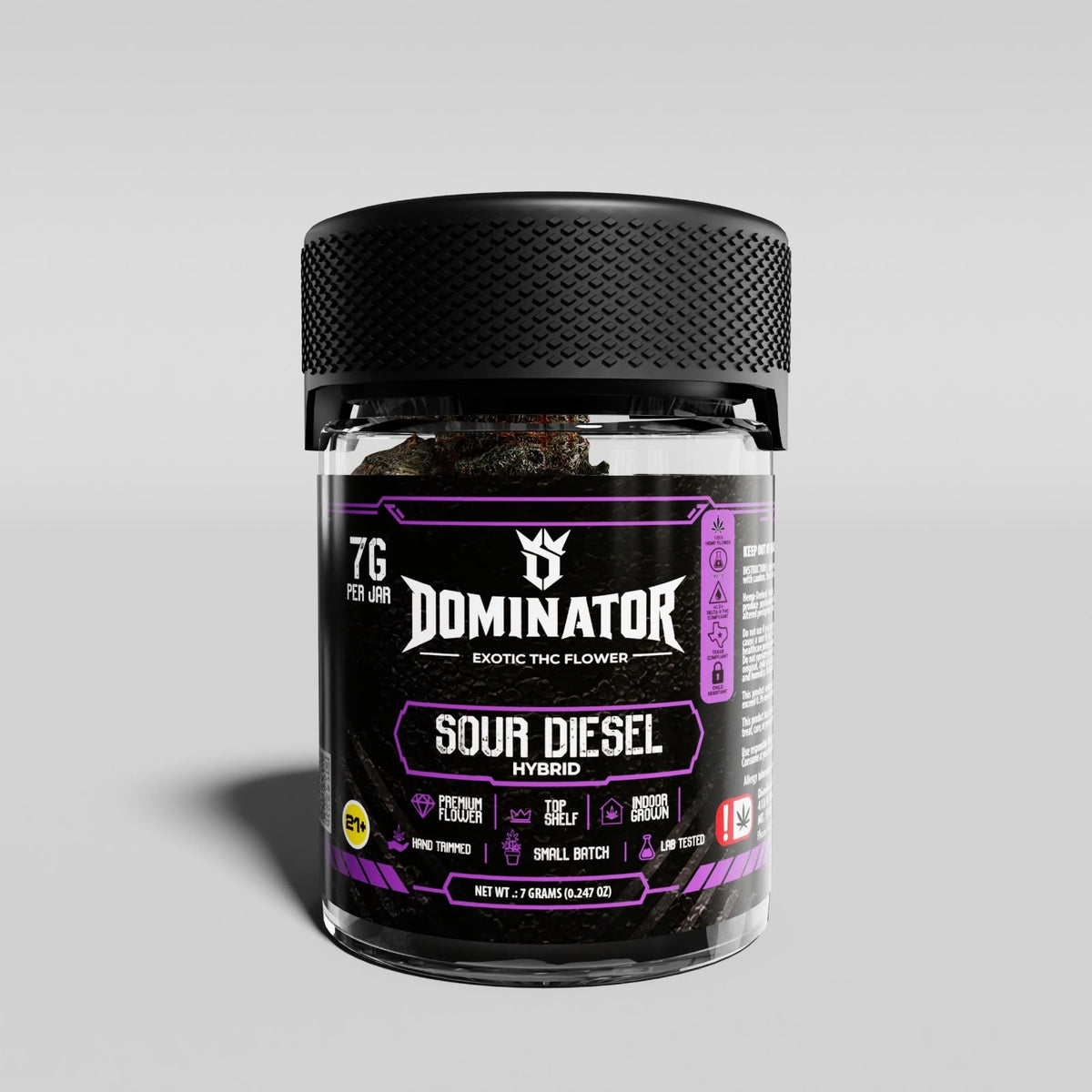 Dominator Exotic THC Flower – 7 g