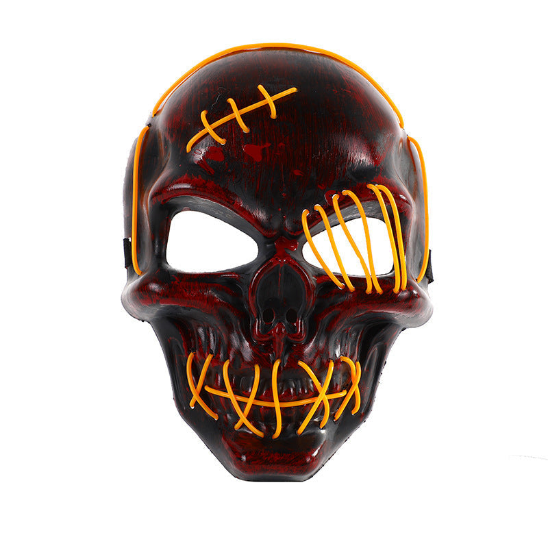 LED One-Eyed Pirate Halloween Mask