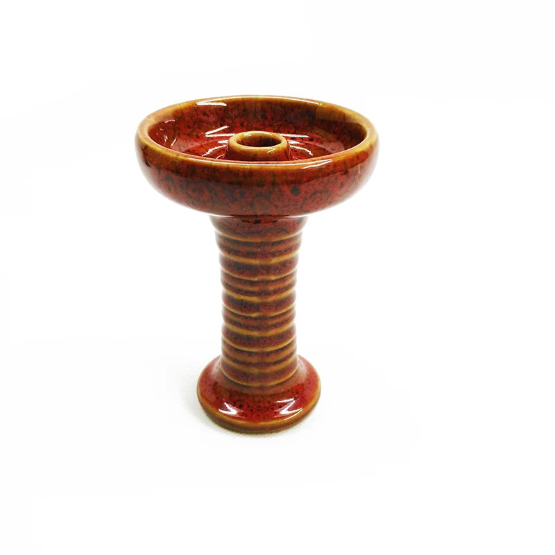 Ceramic Phunnel Hookah Bowl Funnel Hookha Flavor Cup Narguile Accessory Shisha Holder Nargila Container Nargile Parts for Burner