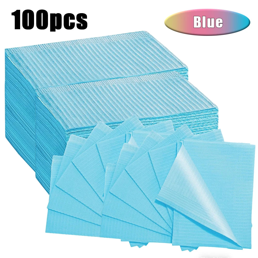 100/50/5pcs Disposable Waterproof Tattoo Clean Pad Wipes Dental