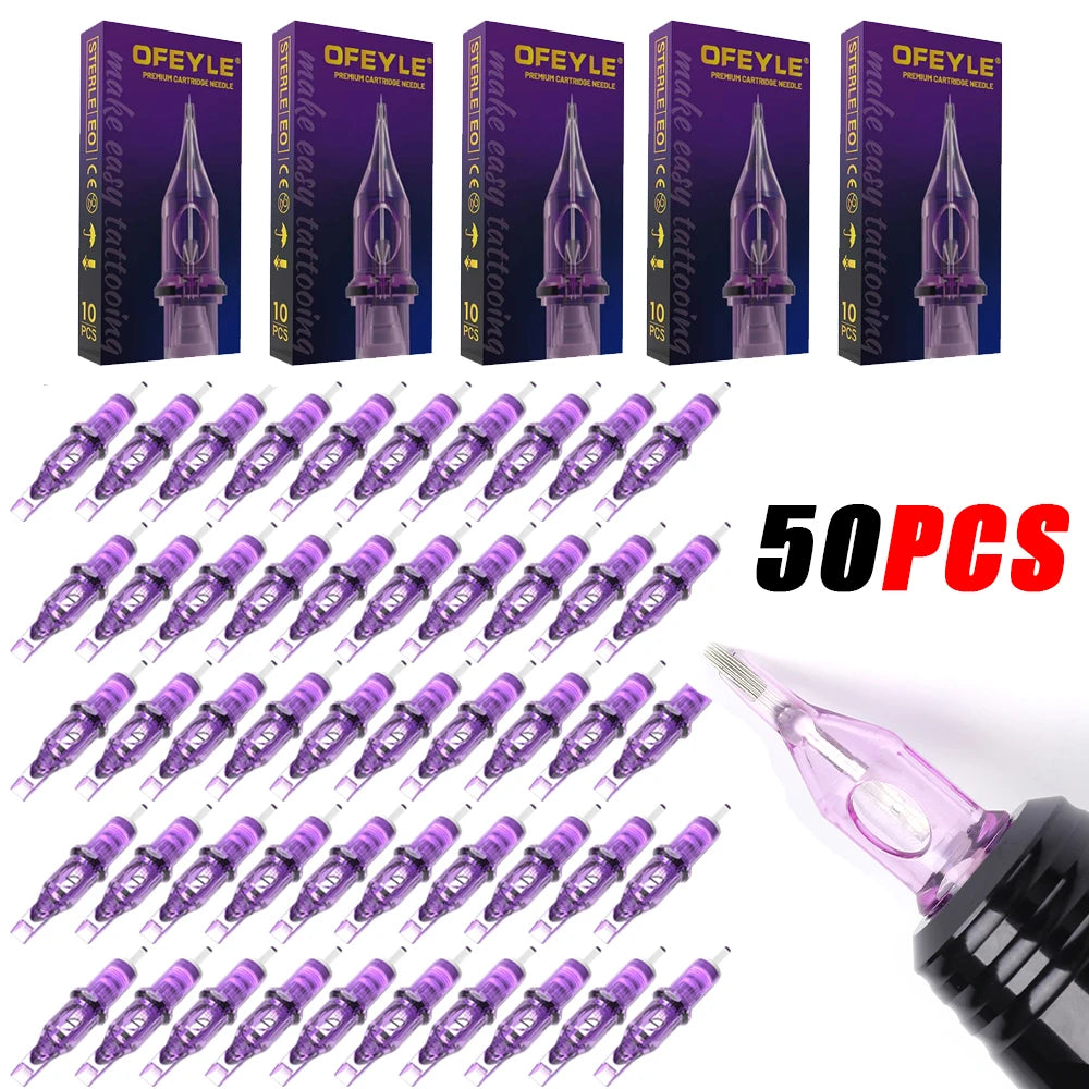 50/20/10PCS Tattoo Cartridge Needles Individual Package Professional