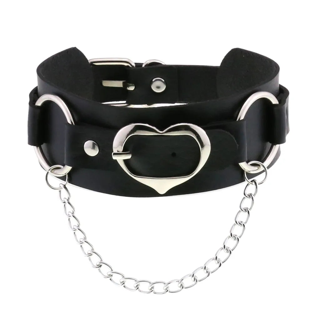 Gothic Punk Spike & Chain Choker Collection