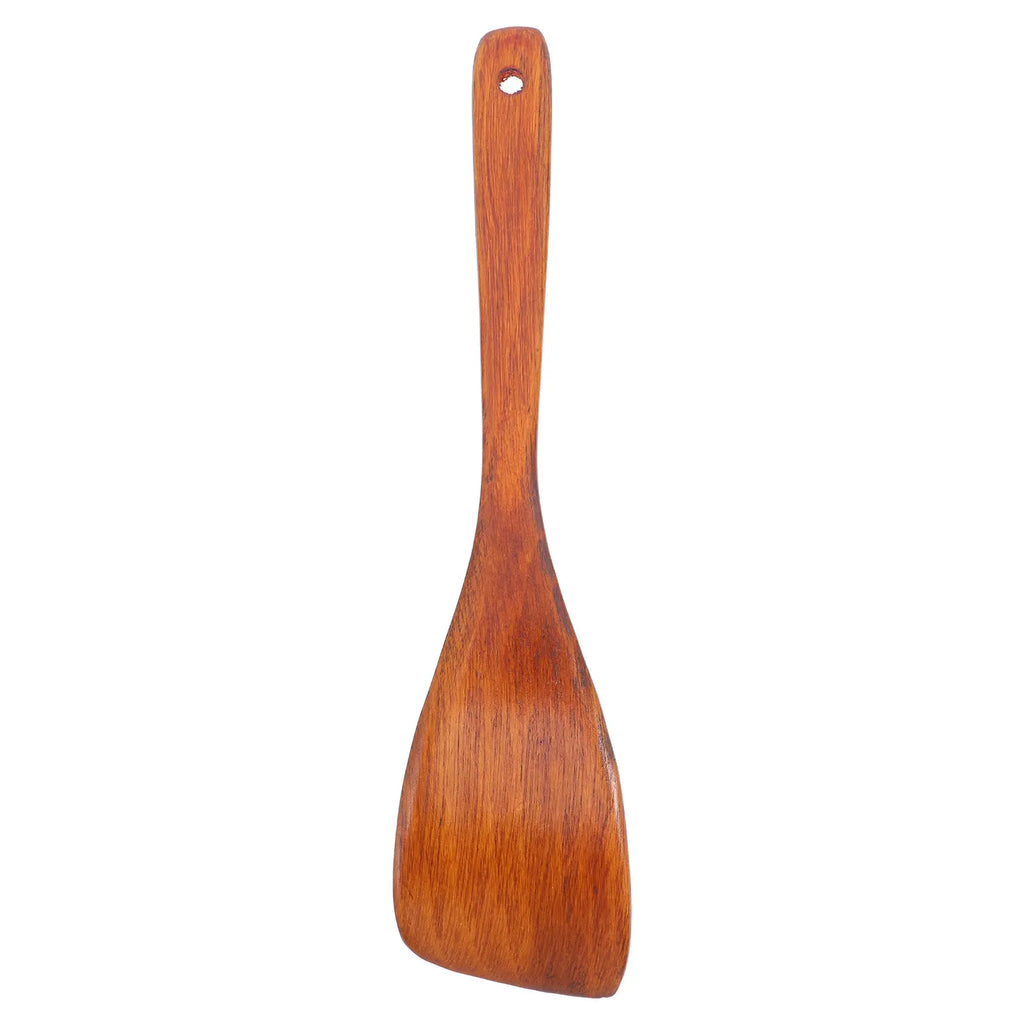 Wooden Spatula Nonstick Kitchen Utensils 12-Inch Ergonomic Right-Handed Turner for Stir-Frying Pancakes Eggs Cooking Tool