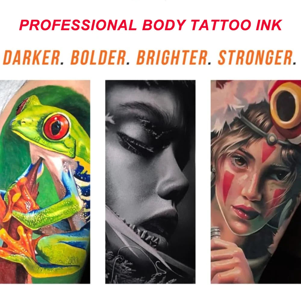 17-Color 15ml Professional Tattoo Ink Set