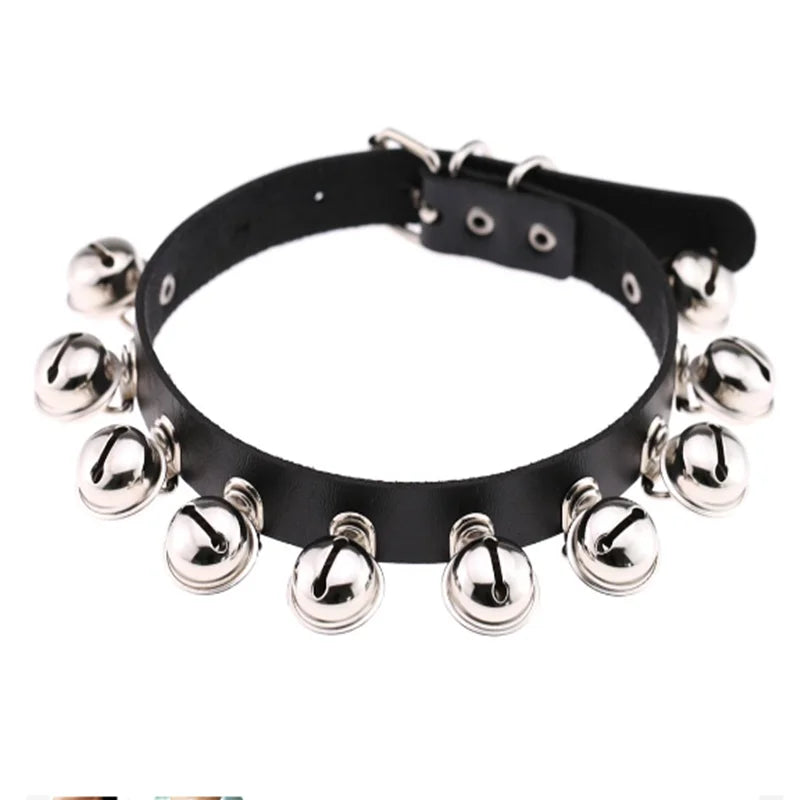 Punk Chain Heart Choker Collar