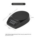Mini Coffee Scale Electronic Italian Coffee Bean Scale Palm Size Timing Weighing Scale Home Kitchen Tool Coffee Bar Accessories