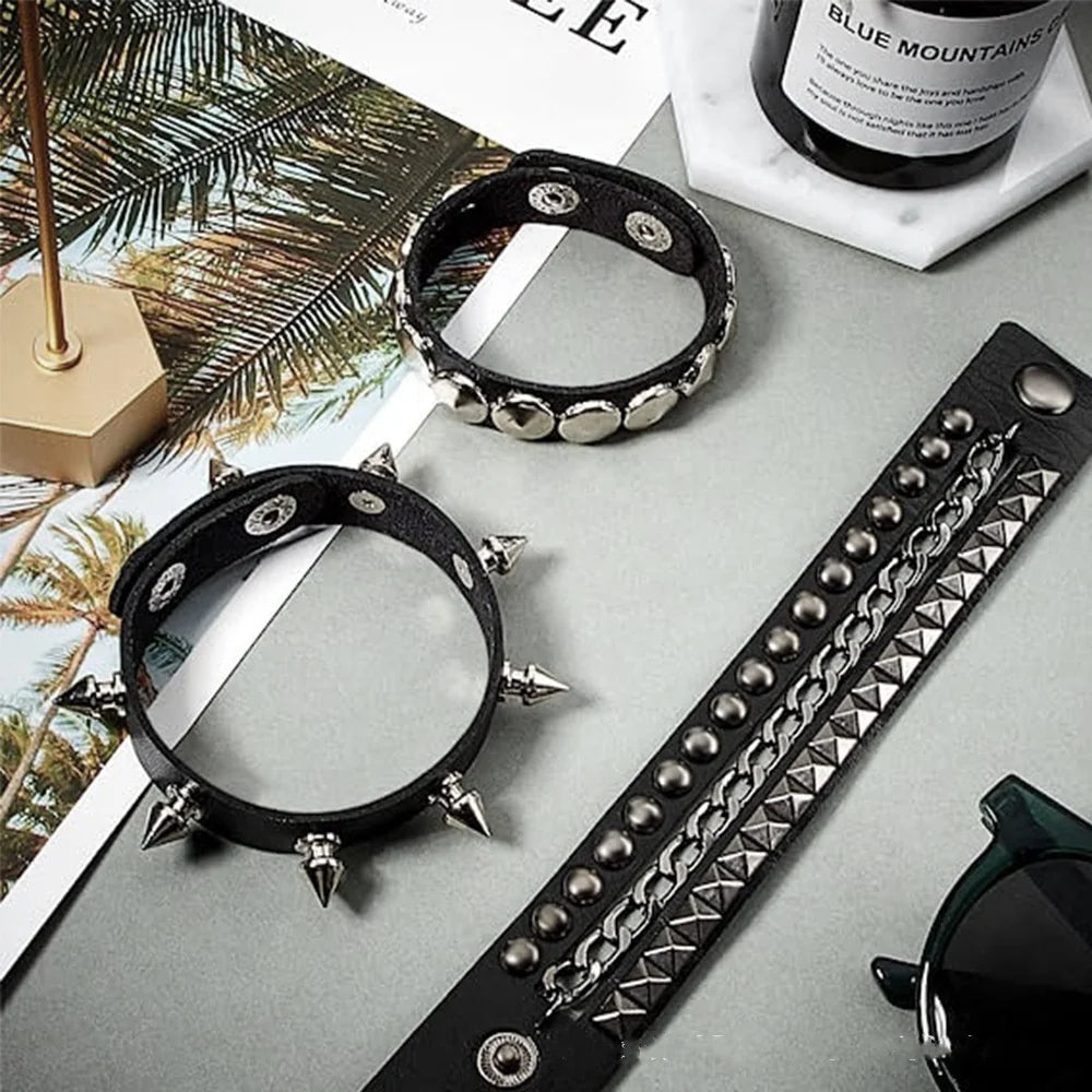 3PCS/Set Black Bracelets