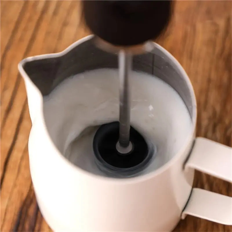 IALJ-Foam Maker Coffee Frother USB Rechargeable Speeds Mixer Electric Handle Blender Milk Mixing Cooking Tool Purple;