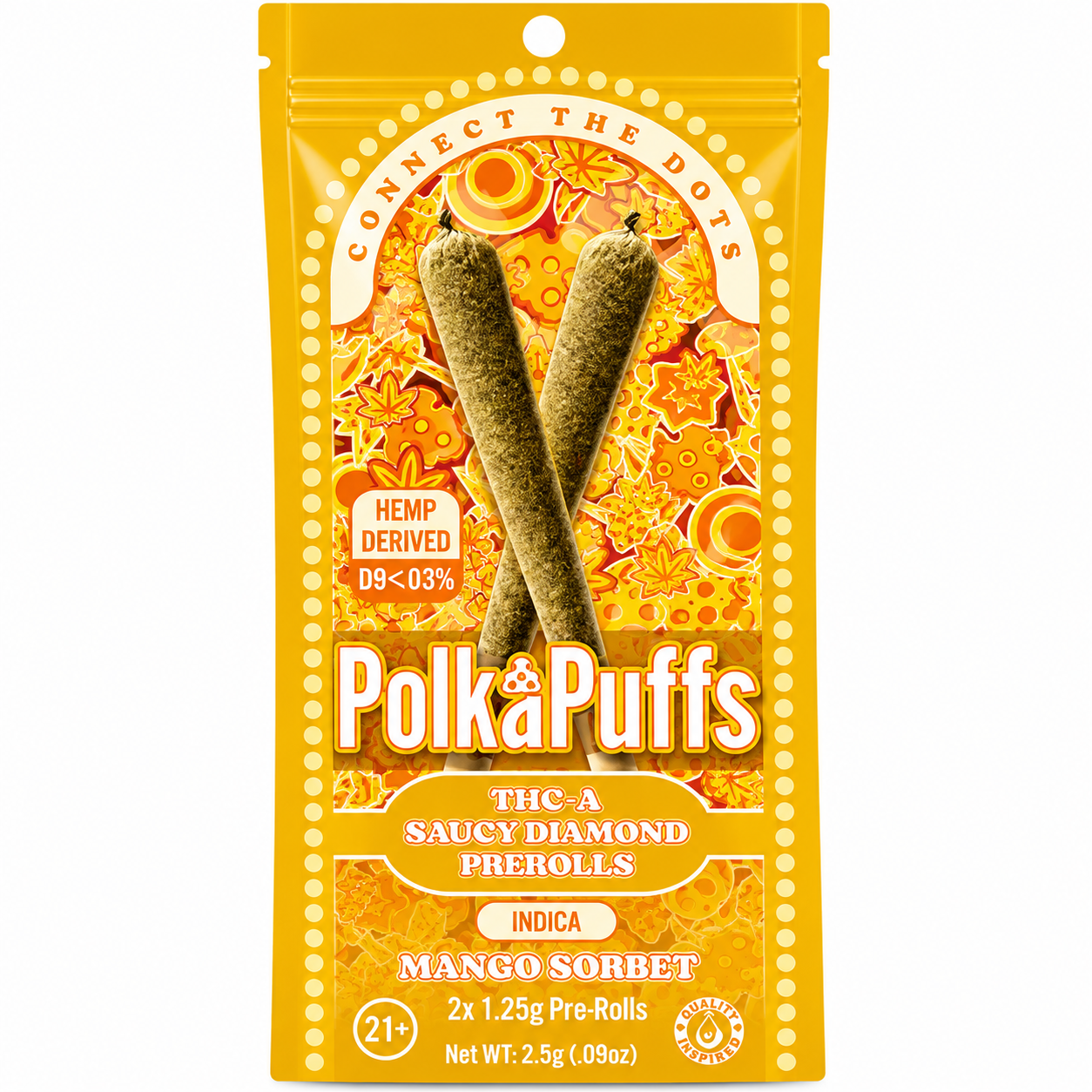 PolkaPuffs 1.25g THCA Pre-Rolls