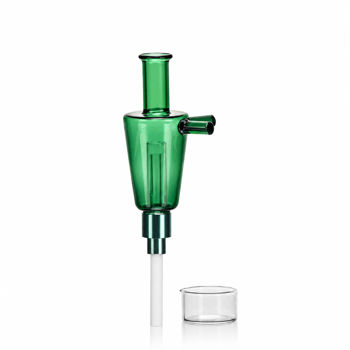 Esigo Nova NC2508 Teal kit with tip and glass dish on white background