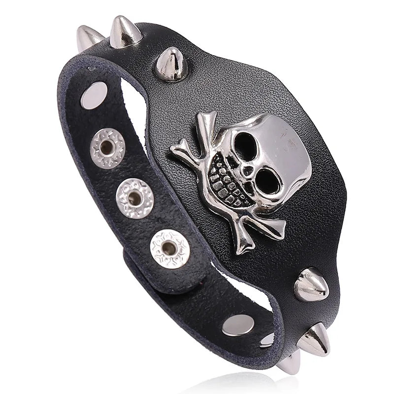 Leather Studded Bracelet