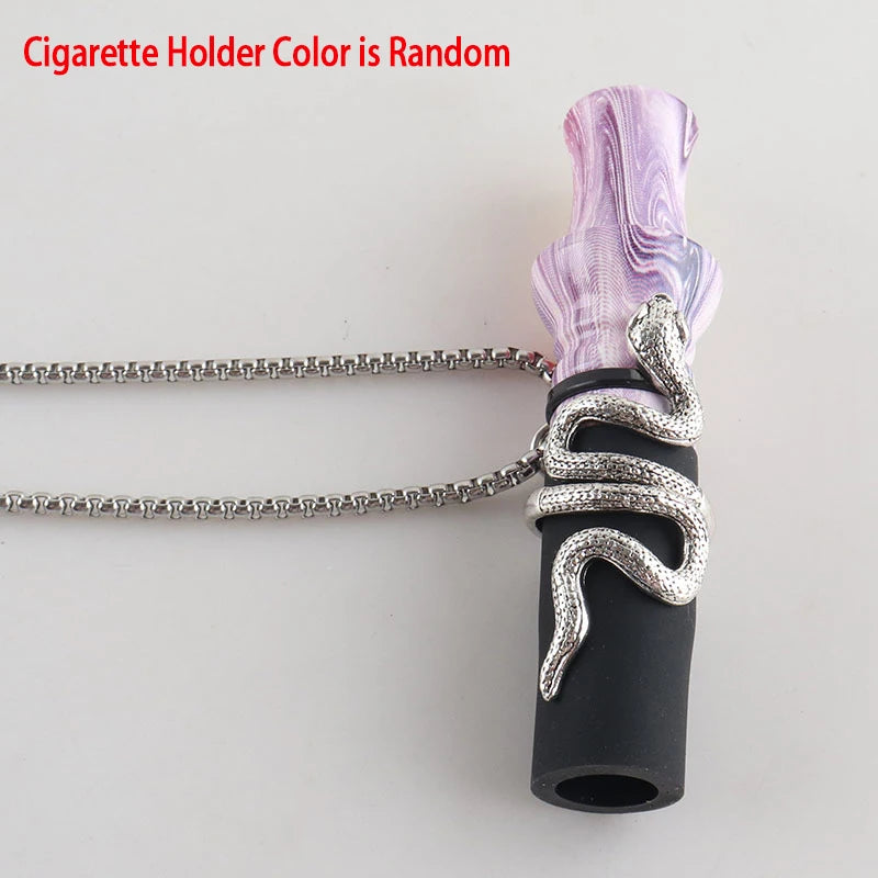 Arabian Hookah Mouthpiece Set with Necklace Fashion Animal Hookah Shisha Combination Resin Cigarette Holder Hookah Accessories