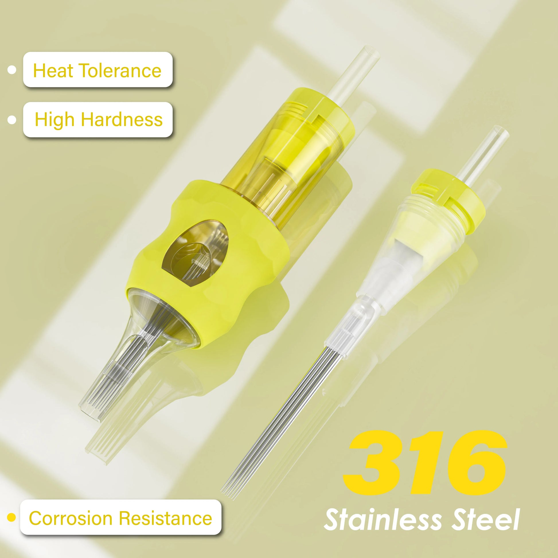 50Pcs Tattoo Cartridge Needles Assorted Mixed Size Round Liner Shader Curved/Round Mag Bugpin Standard RL RS RM M1 Tattoo Supply