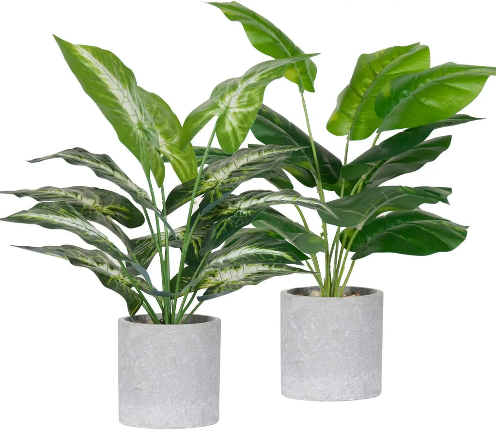 2 Pack Artificial Tropical Plants