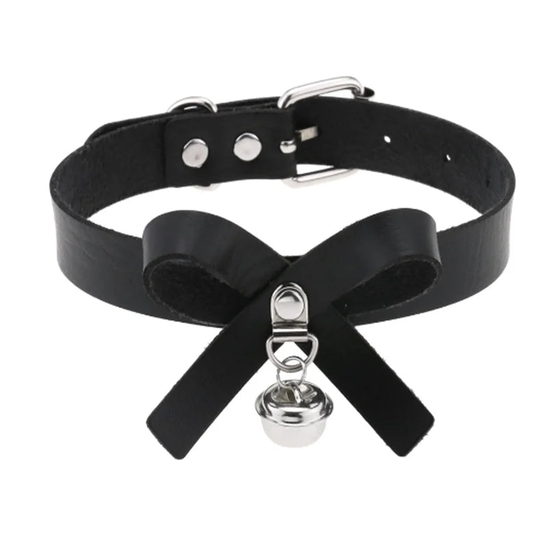 Punk Chain Heart Choker Collar