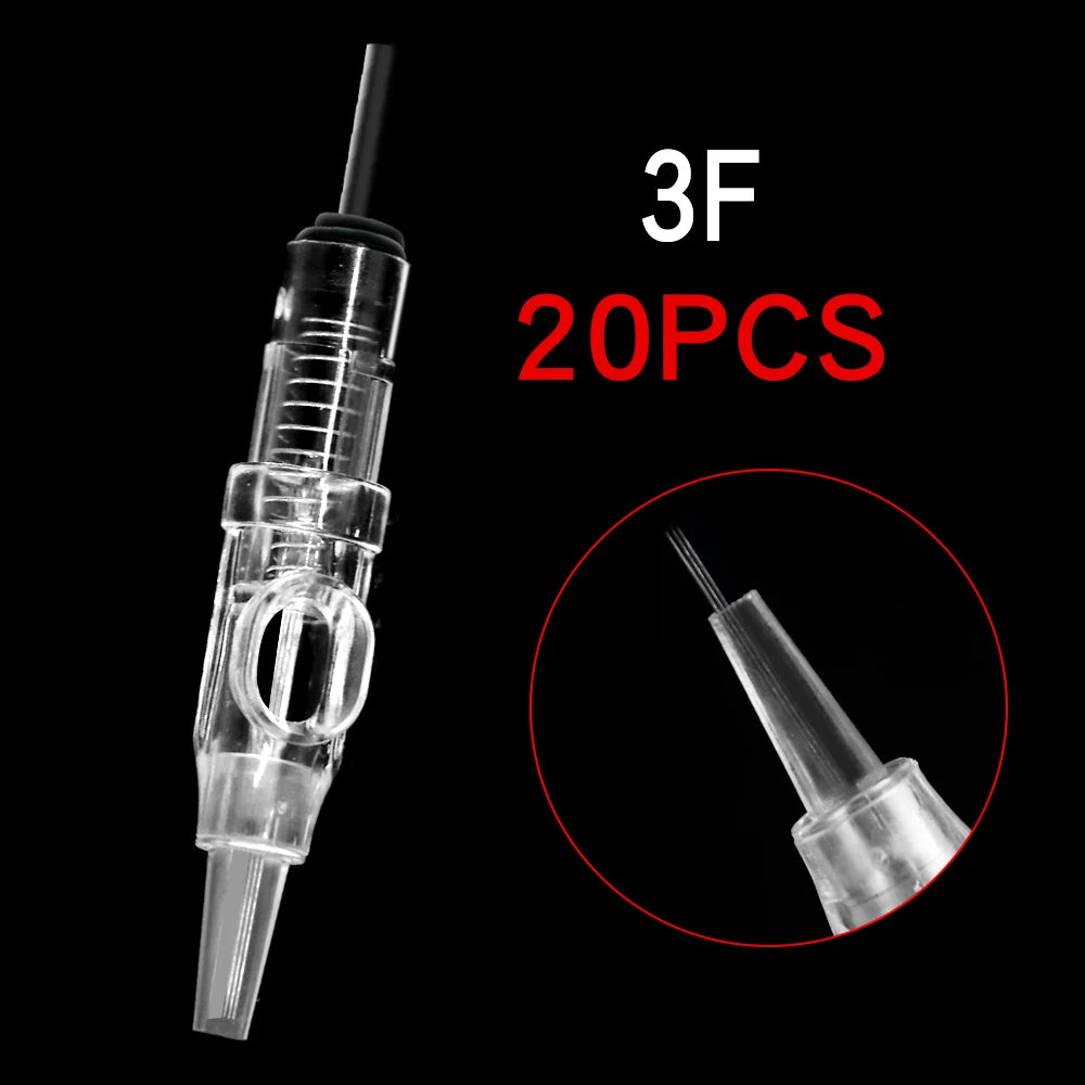 20Pcs Sterilized Tattoo Cartridge Needles 0.30MM PMU Permanent Eyebrow