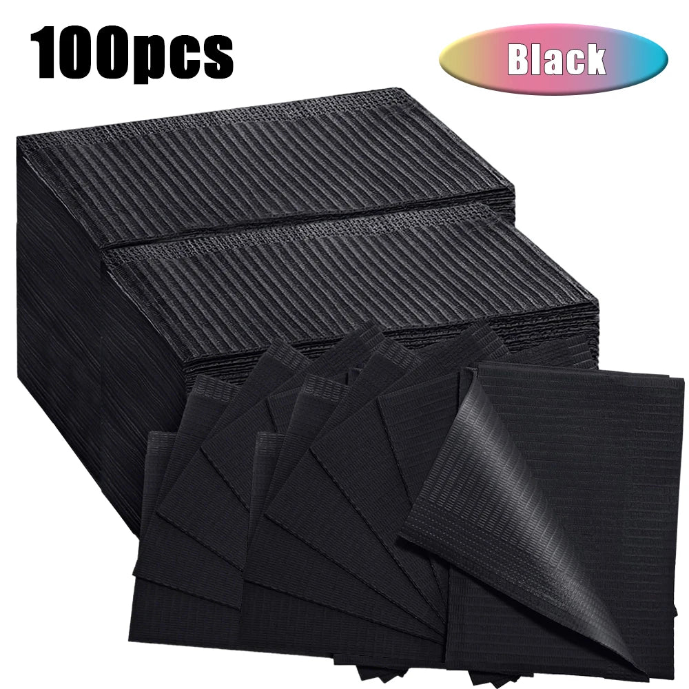 100/50/5pcs Disposable Waterproof Tattoo Clean Pad Wipes Dental