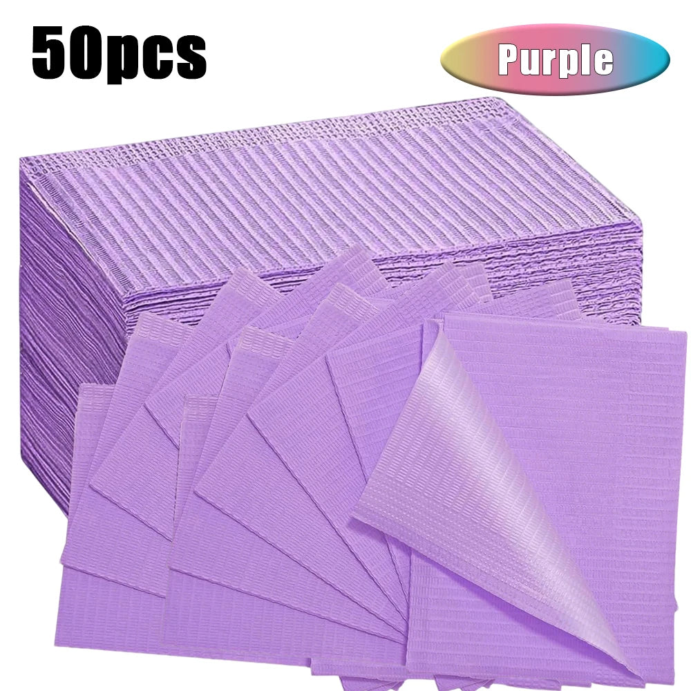 100/50/5pcs Disposable Waterproof Tattoo Clean Pad Wipes Dental