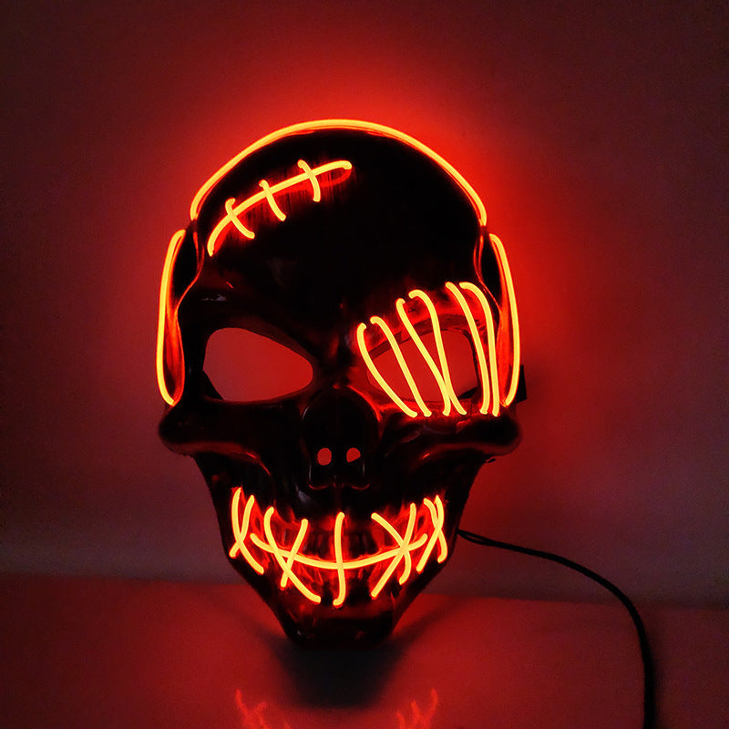 LED One-Eyed Pirate Halloween Mask
